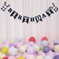 thumbnail image 2 of Juego de pancartas con globos y tarjetas con forma de pastel para niños con dibujos animados de animales y feliz cumpleaños, 2 of 8
