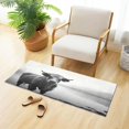 thumbnail image 2 of GZHJMY Highland Cow Kitchen Mat Soft and Absorbent Bath Mats for Bathroom Non Slip Quick Dry Shaggy Bath Carpet Machine Wash for Kitchen Bathroom Shower Home Decor 39x20 in, 2 of 7