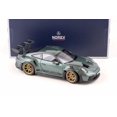 thumbnail image 2 of Norev Porsche 911 992 GT3 RS Malachite Green w/ Gold Wheels 1:18, 2 of 8