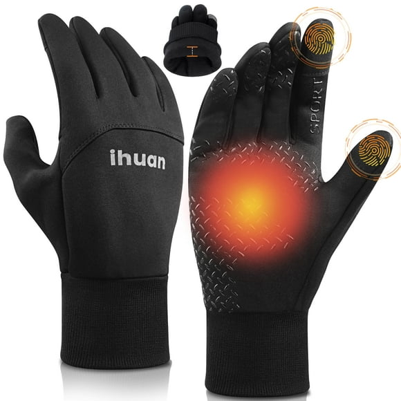 Guantes de invierno ihuan impermeables térmicos para hombre y mujer