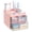 Pink, variant on INTIGE Desk Organizer with 2 Drawers, Multi-Functional Pencil Pen Holder for Desk Storage with 3 Compartments, Mini Cute Desk Accessories, Pink