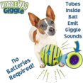 thumbnail image 3 of Wobble Wag Giggle Ball, Juguete Interactivo para Perros, Divertidos Sonidos De Risitas,14cm Hy, 3 of 5