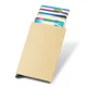 thumbnail image 1 of Cartera con tarjetero para tarjetas bancarias de identificación para hombre, anti Rfid inteligente, bloqueo Rfid, funda mágica protectora emergente delgada para billeteras pequeñas, 1 of 5