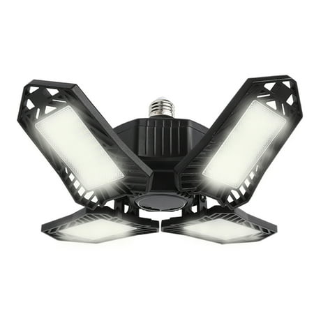 

CuiYou 150W E27/E26 Four Leaf Folding Deformation LED Light Bulb Ceiling Garage Lamp