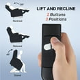 thumbnail image 4 of HOMCOM Fauteuil Releveur Électrique pour Aînés avec 8 Points de Vibration Télécommande Noir, 4 of 10