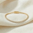 thumbnail image 2 of Pompeii 4ct Diamond Tennis Bracelet 14K Yellow Gold 7" (G/H,I2), 2 of 6