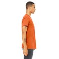 thumbnail image 3 of Bella Canvas Mens CVC Jersey Tee, XS, Heather Orange, 3 of 3