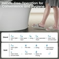 thumbnail image 2 of SOTOMO Smart Toilet with Bidet, Heated Seat, Warm Water Wash, Air Dryer, Auto Flush, Auto Open & Close Lid, Nightlight, Remote Control, Knob & Foot Kick Control, Power Outage Flush, 2 of 10