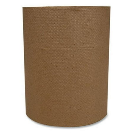 Morcon Tissue Morsoft Universal Roll Towels, Kraft, 1-Ply, 600 ft, 7.8" Dia, 12 Rolls/Carton -MORR12600