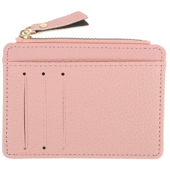 MERRYHAPY Women Wallet Zipper Wallet Simple but Classic PU Storage for Cards and Coins 1Pack