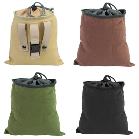 

DTOWER Canvas Fruit Mushroom Foraging Bag Collapsible Outdoor Camping Foraging Pouch Storage Bag