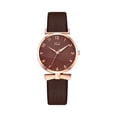 thumbnail image 2 of Resicozy Women Wrist Watches Large Face Fashion Leather Quartz Watches for Women Mothers Day Gifts for Mom Coffee One Size, 2 of 3
