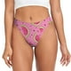 thumbnail image 1 of Fotbe Watermelon Tanga Sin Costuras para Mujer con Estampado – Panties Invisibles, Transpirables y Cómodos para Uso Diario-3X-Large, 1 of 5