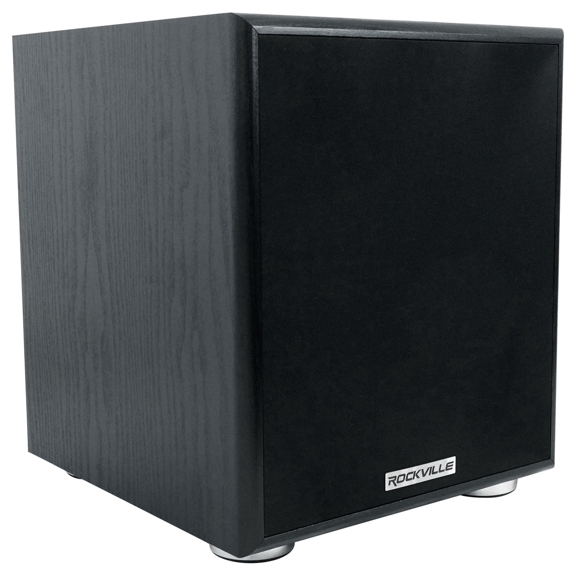 Rockville Rock Shaker 6.5" Black Powered Home Theater Subwoofer, 200W Peak/100W RMS, Class D, 20Hz-200Hz