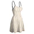 thumbnail image 4 of Abstract Beige Scale Pattern Design Sleeveless Dresses Slip Dress Women's Dresses Dresses For Womens, 4 of 6