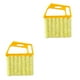 thumbnail image 4 of Cateissary Cepillo de limpieza para persianas de ventana, ventilador de techo Manual, plumero de persiana, Mini barredora de polvo de mano lavable Amarillo 2Conjunto, 4 of 6