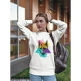 thumbnail image 2 of Trendy Coyote Design. Sweatshirt Women -Image by Shutterstock, Female x-Large, 2 of 4