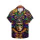 thumbnail image 5 of Camisas de Manga Larga para Hombres, Mardi Gras Imprimir Botón Solapa Camisa Casual, Fiesta Superior, 5 of 9