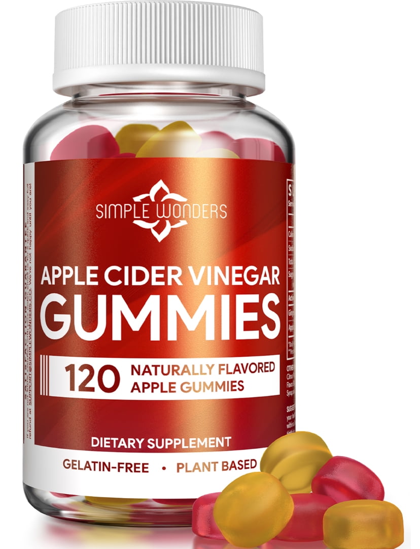 Buy Simple Wonders Apple Cider Vinegar Gummies for Weight Loss & Detox