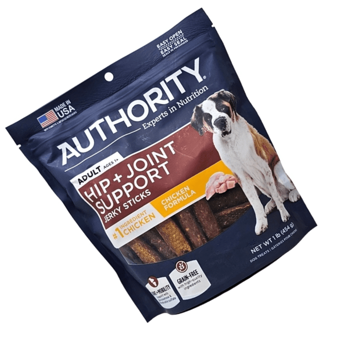 Authority Hip and Joint Support Chicken Jerky Sticks 1lb Dog Treats