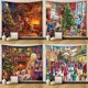 thumbnail image 2 of Tapiz de fondo estilo tela colgante decoración de habitación tela colgante tapiz navideño, 2 of 6