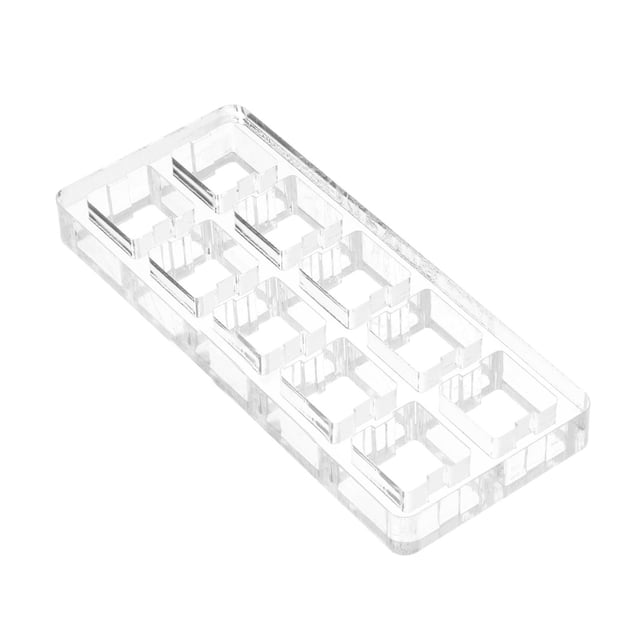 Base del probador de interruptores acrílica Sunnimix para tablero 2x5