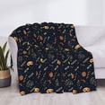thumbnail image 3 of Yiaed New Year Print Blanket Throw Blanket Soft Cozy Flannel Blanket for Home Bed Sofa Couch Chair-60"x50", 3 of 6