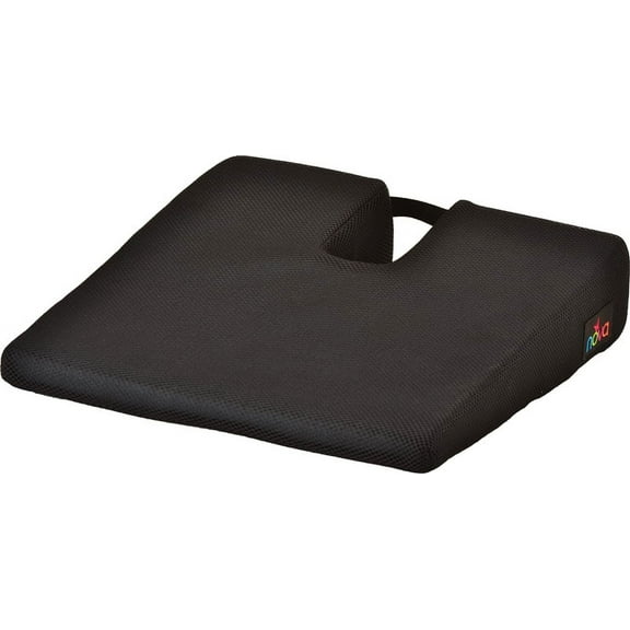 NOVA Medical Wedge Car Cushion, Gel/Foam Coccyx, 17" x 16" x 3", Automotive Seat Cushion