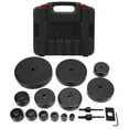 thumbnail image 3 of Fosa 17Pcs Woodworking Hole Saw Kit Punch Drill Wood Reaming Opener Tool Set With Box, 3 of 8