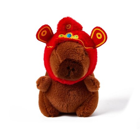 13cm Cute Animal Capybara Plush Toys Pendants Capibara Pufferfish Stuffed Dolls