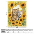 thumbnail image 4 of Nawypu Cat Blanket Cute Animals Throw Blankets Flannel Soft Pet Pattern Merch Gifts Home Decor for Girls Boys Adult, 4 of 6