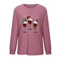 thumbnail image 5 of Hauts de Sortie pour Femmes Imprimé Décontracté de Noël Manches Longues Col Rond Blouses Habillées Décontractées en Liquidation, 5 of 5
