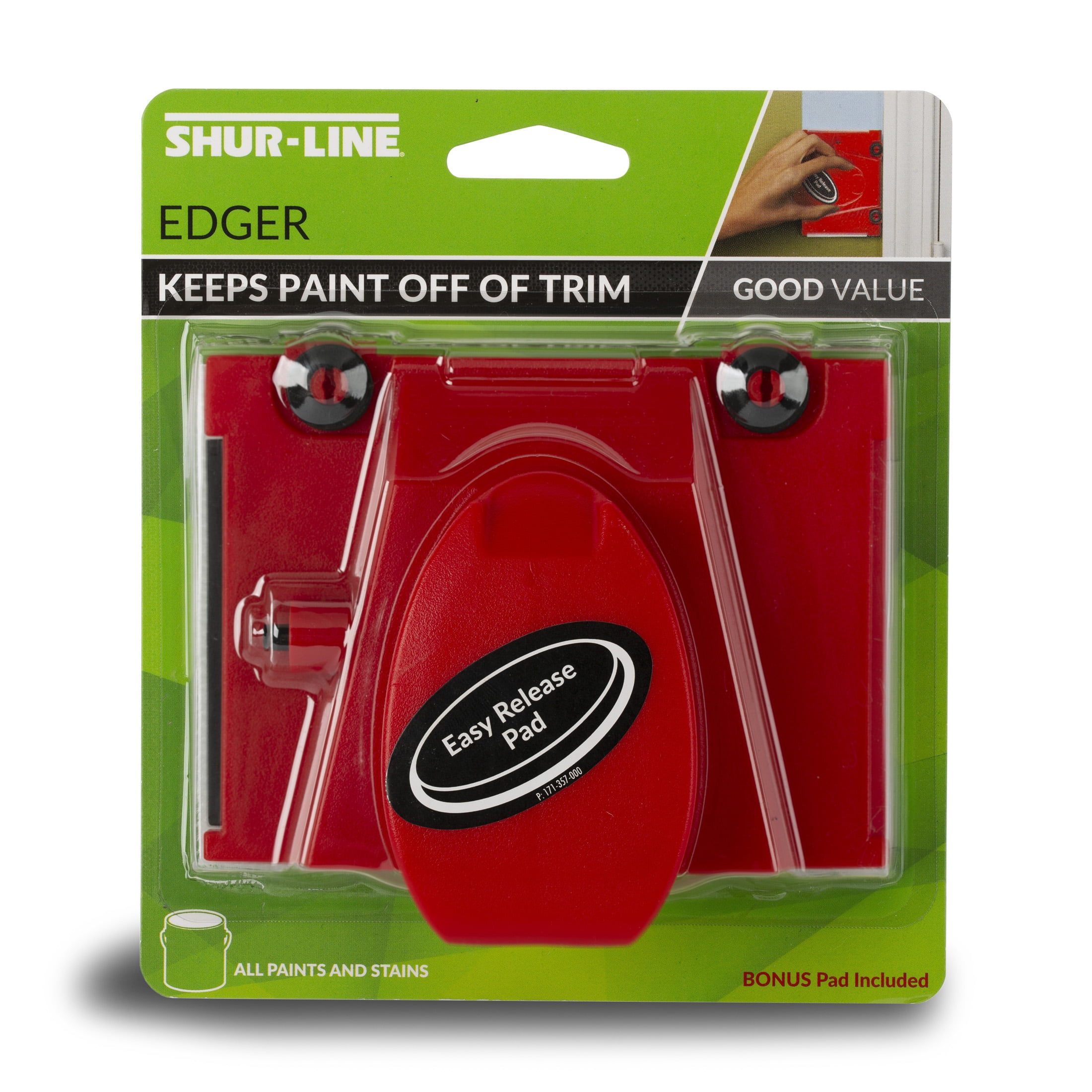 Shur-Line Paint Edger with Easy Release and Bonus Knit Pad