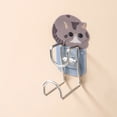 thumbnail image 1 of Invincible Hook-free Towel Rack Traceless Hook Free Punch Kitchen Bathroom Door, 1 of 3