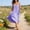 #0523-Purple, variant on Neewe Womens Summer Maxi Dress Plaid V Neck Spaghetti Straps Backless Sleeveless Long Flowy Dresses