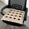thumbnail image 2 of Cojines de asiento inflables para alivio de presión, cojín de aire para silla de ruedas para dolor de cama, cómodas almohadillas para gofres, color crema, 2 of 4