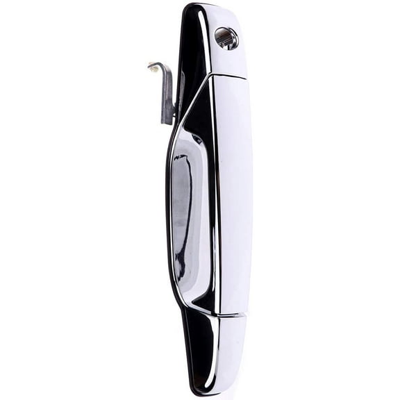 ECCPP Chrome Door Handle exterior Outer Front Driver Side Replacement for 2007-2013 for GMC for Cadillac 22738721, 25960525