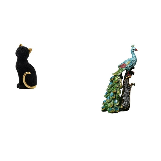 Figura de escritorio, estatua de gato, estatua de , figura decorativa creativa de resina, base antideslizante, adecuada para regalar, decorac