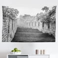 thumbnail image 1 of Landscape Tapestry, Famous Place in Jinshanling Rocky Fences Dreamy Surreal Image, Fabric Wall Hanging Decor for Bedroom Living Room Dorm, 2 Sizes, Green Earth Yellow, by Ambesonne, 1 of 1