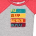 thumbnail image 4 of Inktastic Lacrosse Player Eat Sleep Lacrosse Repeat Boys or Girls Baby Bodysuit, 4 of 5