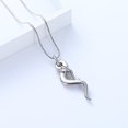 thumbnail image 4 of Women Men Snake Cremation Jewelry for Ashes Holder Necklace for Ashes of Loved One Memorial Jewelry Pendent for Ashes and Chain, 4 of 5