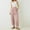 Pink, variant on Women's Casual Pants Long Pants Women's Loose Wide Leg Pants Casual Elastic Waistband Harem Pants With Pockets Womens Pants Casual Work plus Size Casual Pants for Women 4x-5x Womens Casual Pants 24w