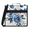 Multicolor 2, variant on Herdesigns Pink Blue Cherry Blossom Zipper Binder with Shoulder Strap, Waterproof 1.5 Inch 3 D-Ring Binder Organizer Bag, Fits 13 Inch Laptop for Work, Floral