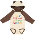 thumbnail image 3 of Inktastic Gramma and Grampa Love Me Boys or Girls Long Sleeve Baby Bodysuit, 3 of 5