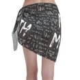 thumbnail image 2 of Bingfone I love Math Women's Sarong Swimsuit Cover Ups Bathing Suit Coverups Chiffon Beach Wrap Skirts, 2 of 7