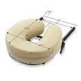 thumbnail image 6 of Saloniture Adjustable Massage Table Face Cradle and Pillow 3" Foam - Cream, 6 of 7