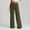 Army Green, variant on DuoJiaJ Womens Wide Leg Pants, Knit High Waist Relaxed Casual Trousers Green L