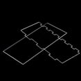 thumbnail image 3 of Rascador de acrílico transparente para tartas de rayas más suaves de 9.45 pulgadas, peine para decoración de tartas, rascador de tartas de borde lateral, peines para glaseado para tartas de crema, de JAMW Sencillez, 3 of 5
