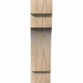 thumbnail image 2 of 4"W x 8"D x 16"H Mediterranean Rough Sawn Corbel, Douglas Fir, 2 of 9