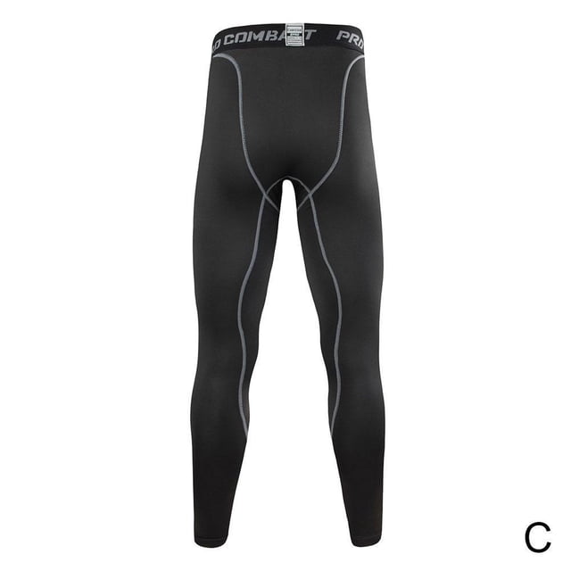 Leggings de Compression pour Hommes Pantalons de Course Entraînement Physique Jogging